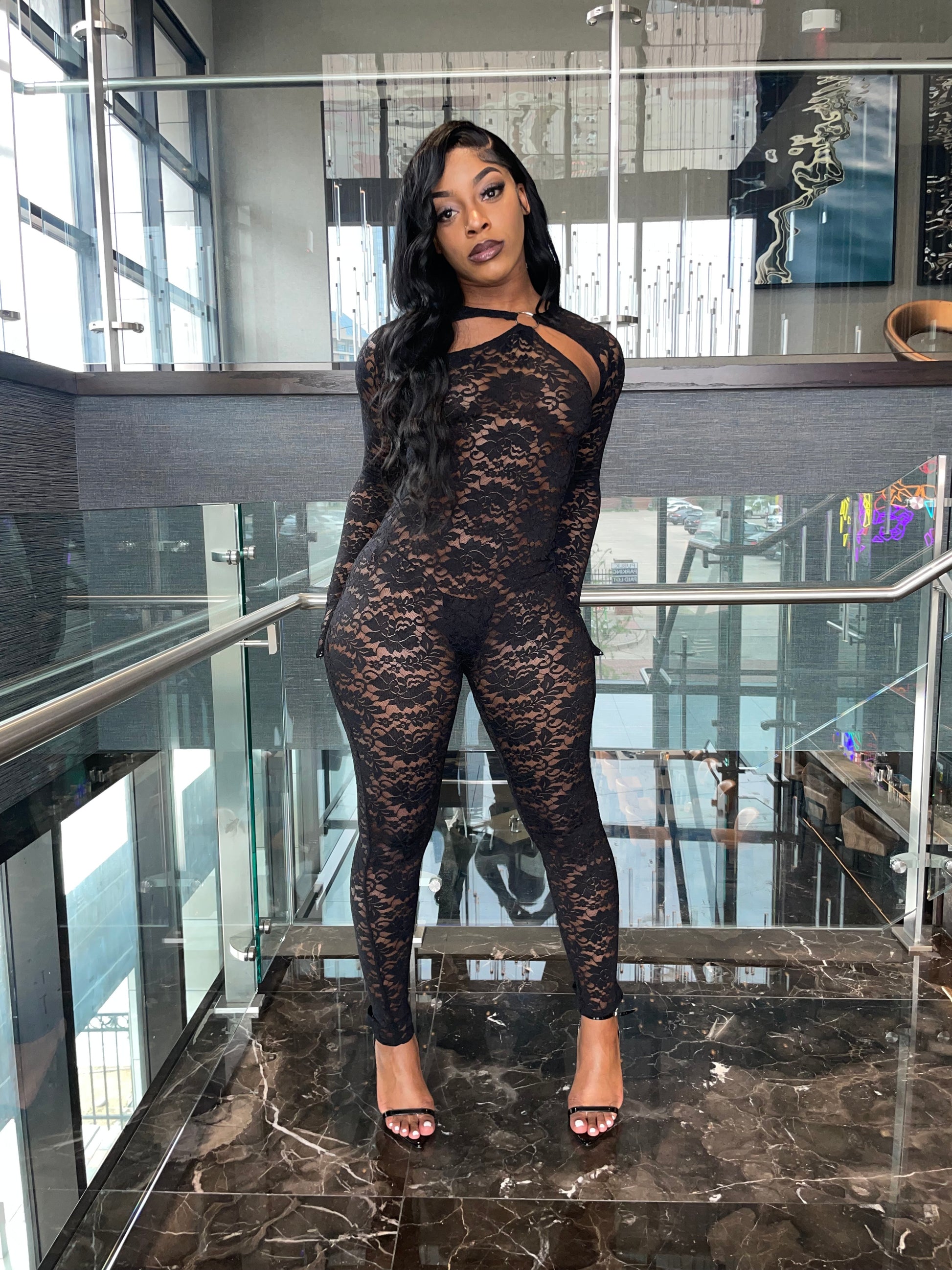 Sexy Lace Jumpsuit Alluring Galore Sexy Lace Jumpsuit Alluring Galore